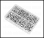 Sealey AB031FN Serrated Flange Nut Assortment M5-M12 390pc