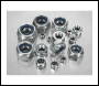 Sealey AB033LN Nylon Locknut Assortment M4-M16 255pc