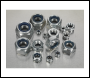 Sealey AB033LN Nylon Locknut Assortment M4-M16 255pc