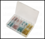 Sealey AB037HT Adhesive Lined Heat Shrink Terminal Assortment 142pc - Blue, Red & Yellow