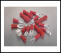 Sealey AB039RT Crimp Terminal Assortment 260pc - Red