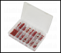Sealey AB039RT Crimp Terminal Assortment 260pc - Red
