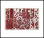 Sealey AB039RT Crimp Terminal Assortment 260pc - Red