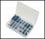 Sealey AB040BT Crimp Terminal Assortment 280pc Blue