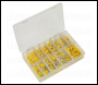 Sealey AB041YT Crimp Terminal Assortment 140pc Yellow