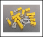 Sealey AB041YT Crimp Terminal Assortment 140pc - Yellow