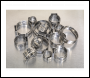 Sealey AB043SE Stainless Steel O-Clip Single Ear Assortment 160pc