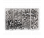 Sealey AB043SE O-Clip Single Ear Assortment 160pc Stainless Steel