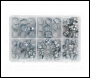 Sealey AB044DE O-Clip Double Ear Assortment 140pc - Zinc Plated