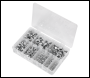 Sealey AB046SN Steel Nut Assortment 255pc M4-M16 Metric
