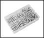 Sealey AB047UNF Setscrew Assortment 144pc 1/4 inch -3/8 inch UNF