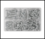 Sealey AB047UNF Setscrew Assortment 144pc 1/4 inch -3/8 inch UNF