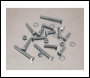 Sealey AB049SNW High Tensile Setscrew, Nut & Washer Assortment M5 444pc