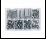 Sealey AB049SNW High Tensile Setscrew, Nut & Washer Assortment M5 444pc