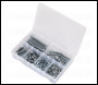 Sealey AB051SNW Setscrew, Nut & Washer Assortment 220pc High Tensile M8 Metric