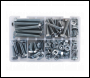 Sealey AB052SNW High Tensile Setscrew, Nut & Washer Assortment M10 150pc