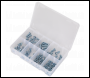 Sealey AB053BH Button Head High Tensile 10.9 Socket Screw Assortment M5-M10 108pc - DIN 912