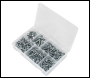 Sealey AB054MS Countersunk & Pan Head Pozi Machine Screw Assortment M5-M8 264pc