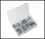 Sealey AB055WA Flat Washer Assortment 1070pc M5-M16 Form A Metric