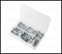 Sealey AB056WC Flat Washer Assortment 495pc M6-M24 Form C Metric