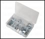 Sealey AB059RW Repair Washer Assortment 240pc M5-M10 Metric Zinc Plated