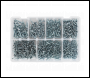 Sealey AB060SDS Zinc Plated Self-Drilling Pan Head Phillips Screw Assortment 500pc