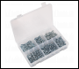 Sealey AB062STCS Self-Tapping Screw Assortment DIN 7982 510pc Countersunk Pozi Zinc