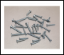Sealey AB062STCS Zinc Plated Self-Tapping Countersunk Pozi Screw Assortment 510pc - DIN 7982