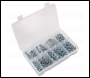 Sealey AB064STPP Self-Tapping Screw Assortment DIN 798CZ 305pc Pan Head Pozi Zinc