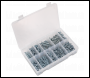 Sealey AB065STCP Self-Tapping Screw Assortment 600pc Countersunk Pozi Zinc