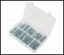 Sealey AB065STCP Zinc Plated Self-Tapping Countersunk Pozi Screw Assortment 600pc