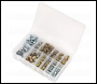 Sealey AB068BPN Brake Pipe Nut Assortment 200pc - Metric & Imperial