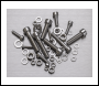 Sealey AB0710SS Stainless Steel Hex Socket Bolt, Washer & Nut Assortment 710pcs