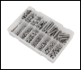 Sealey AB0710SS Stainless Steel Hex Socket Bolt, Washer & Nut Assortment 710pcs