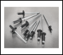 Sealey AB074BR Black Anodised Rivet Assortment 200pc
