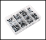 Sealey AB074BR Black Anodised Rivet Assortment 200pc