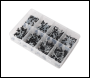 Sealey AB074BR Black Anodised Rivet Assortment 200pc