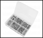 Sealey AB077NW Stainless Steel Nut and Washer Assortment M5-M10 500pc