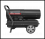 Sealey AB1008 Space Warmer® Kerosene/Diesel Heater 100,000Btu/hr with Wheels