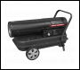 Sealey AB1258 Space Warmer® Kerosene/Diesel Heater 135,000Btu/hr with Wheels