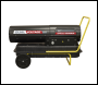 Sealey AB1850DV Dual Voltage Space Warmer® Kerosene/Diesel Heater with Wheels 185,000Btu/hr(55kW)