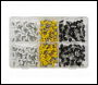 Sealey AB195NP Numberplate Screw Assortment 4.8mm x 18mm 195pc - Plastic Enclosed Head