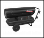 Sealey AB3412 Space Warmer® Kerosene/Diesel Heater 340,000Btu/hr with Wheels