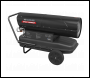 Sealey AB3412 Space Warmer® Kerosene/Diesel Heater with Wheels 340,000Btu/hr