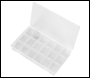 Sealey ABBOXLAR Assortment Box with 12 Removable Dividers