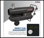Sealey ABI1000 Space Warmer® Indirect Kerosene/Diesel Heater with Wheels 102,000Btu/hr