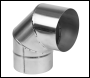 Sealey ABI1000AK3 Stainless Steel Exhaust/Flue 90° Bend for ABI600 & ABI1000 120mm
