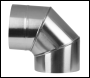 Sealey ABI1700AK3 Stainless Steel Exhaust/Flue 90° Bend for ABI1700 150mm