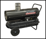 Sealey ABI600 Space Warmer® Indirect Kerosene/Diesel Heater with Wheels 68,000Btu/hr