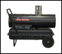 Sealey ABI600 Space Warmer® Indirect Kerosene/Diesel Heater with Wheels 68,000Btu/hr